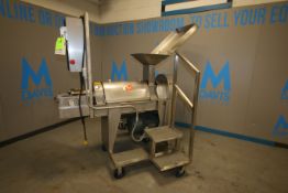 Brown S/S Screw Finisher / Extractor, Model 3900, S/N 3902 AAAA, 10 hp / 1160 rpm, with AB Starter