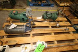 Sharpe 1.5 hp Agitator, M/N D-150SCR, S/N 35300-2, with Aprox. 34-1/2