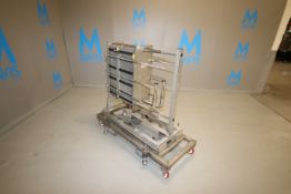 Alpha Laval 2-Section S/S Plate Heat Exchanger, M/N M6-MBASE, S/N 30110-67387, MAWP: 145 PSI @ 294