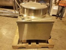 Market Forge MT40E0 Jacketed 40 Gallon Kettle, Model MT40E0, S/N , Owner Item Number 13, (Located in