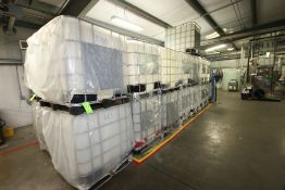 Schutz Plastic Storage Totes, with Aluminum Protection Cage & Frame, Overall Dims.: Aprox. 47