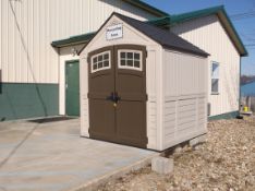 Suncrest Plastic Shed, Overall Dims.: Aprox. 6'10