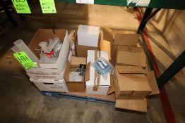 Pallet of Assorted Lab Plasticware & Glassware, Includes Uline Plastic Lab Baggies, Unopened Plastic