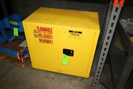 Uline 22. Gal. Double Door Flammable Storage Cabinet, Overall Dims.: Aprox. 35