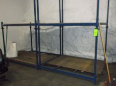 Blue Stacking Racks, with (10) 6' x 5'6