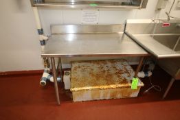 S/S Tables, Overall Dims.: Aprox. 48