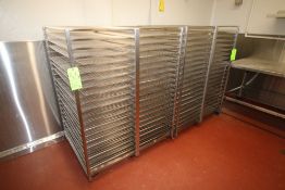 S/S Wire Shelf Portable Racks, Overall Dims.: Aprox. 46