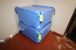 Ice Totes with Lids, Internal Dims.: Aprox. 44-1/2