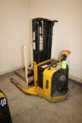 Yale 3,000 lb. Walk Behind Forklift, M/N MSW030SFN24TE072, with 42