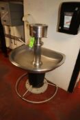 S/S Half Sink, with Foot Control, Overall Dims.: Aprox. 39