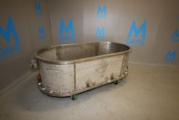 S/S Portable Tub, Internal Dims.: Aprox. 83-1/2