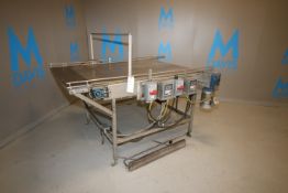 Section of S/S Conveyor, Belt Dims.: Aprox. 45