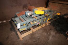(8) Assorted Hytrol Conveyor Sections on Skid, Includes 5 ft to 10 ft Sections with 14