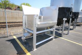 S/S Auger Hopper, with Aprox. 60