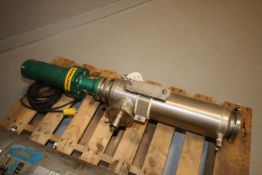 Aprox. 1 Gal. S/S Jacketed Vertical Vessel, Overall Vessel Dims.: Aprox. 21