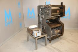 Anets Triple Roll Sheeter, with (3) S/S Rolls, 1-Aprox. 21-1/2