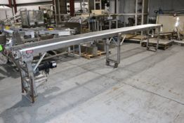 Anderson Straight Section of S/S Mesh Conveyor, Overall Dims.: Aprox. 108