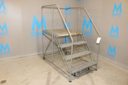 Cotterman Portable Platform & Stairs, 600 lbs. Max. Load, Overall Dims.: Aprox. 60