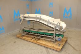 (2) Sections of Conveyor, 1-Section with Slight Incline, Overall Dims.: Aprox. 98
