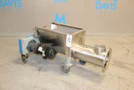 Floveyor S/S Screw Feeder, Type FM392dCE-47, S/N OTH10347, Mass 140 Kg, with S/S Dischage, Aprox. 9