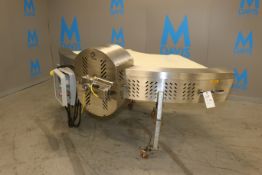 Clanlec Incorp. S/S Corner Conveyor, with Aprox. 36-1/2