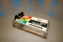 Incident Free Display Board, with Traffic Light, Mounted on S/S Panel, Overall Dims.: Aprox. 72