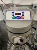 Used Globe bakery mixer model SP40. 2 hp. 1 phase. 220 volt. 12 amps. Start / stop and speed