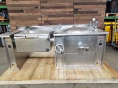 Combo Baumeister GEKB1207 Cooking Pot, Baumeister GESR1819 Tilt Kettle, 380 Volt, 33-phase (