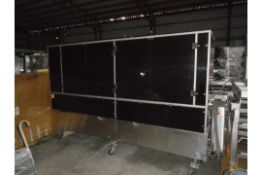 Motion pack 2 lane in-line cup filler designed to fill juice or water cups, fills 4-6 oz. Cups,