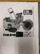 Tabletop Semi-Automatic Label Applicator with Date Coder. (LOCATED IN IOWA) (Rigging and loading