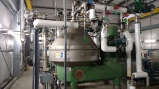 Westfalia RSE300-01-777 Separator, Machine #1733-990, Mfg. 2014, 3-Phase Separator Design, Dual