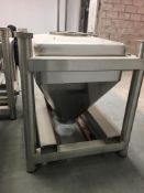 Tote Systems Stainless Steel Product Bins. 560 Liter, 148 Gallons, Approx 20 CFT. As shown in