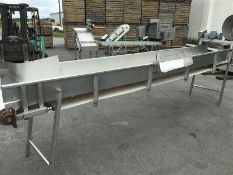 S/S Conveyor Belt with White PVC, 24