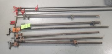C Clamps (8) (Located Elk Grove, IL) (Load/Rig Fee $50.00)