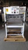 Alloyd Tray Sealer, Model 2SM-1428, S/N 91-002, 230 V, Single Phases, 100 psig, 14 cfm air (