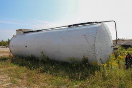 MUELLER 15,000 GALLON JACKETED SILO, S/N D-8745-3, HORRIZONTAL AGITATION (LOCATED IN MIO, MICHIGAN)