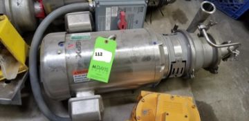 SPX Stainless Steel Fristam Centrifugal Pump; 2 1/2