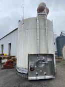 Crepaco 6,000 Gal. S/S Jacketed Silo, S/N F1811 with Alcove, S/S Air Valves