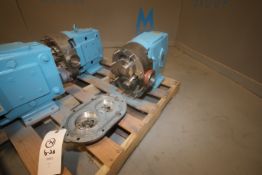 WCB Positivie Displacement Pump Head, Size 133, S/N SEP 851 SS, with Aprox. 3