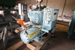 Frick 125 hp Screw Ammonia Air Compressor, NAT'L BD #: 98997, with RAM 3450 RPM Motor, 460 Volts,