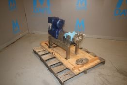 Waukesha 1/2 hp Positive Displacement Pump, M/N 30, S/N 105985, 200-230/460 Volts, 3 Phae, with