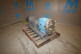 WCB Aprox. 10 hp Positive Displacement Pump, M/N 220, S/N 1800474 96, with Aprox. 4