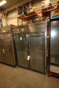 Polar Guest/Glenco Star S/S Refrigerator,M/N PQ-2RGD, S/N NN-424997, with Dual Glass Hinge Doors,