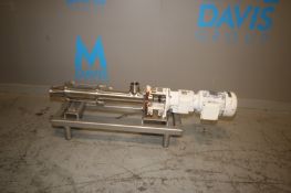 Late Model Moyno Sanitary Series Model FB1E SSE 3S BB Progressive Cavity pump,