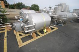 Aprox. 500 Gal. S/S Single Wall Vertical Tank, Tank DIms.: Aprox. 60