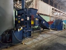 Waste Processing Equipment Max Pak Vertical Hydraulic Baler System, M/N MP60NFS, S/N 12056290, 30