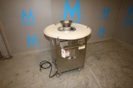 Round O Matic Dough Rounder,M/N R-900T, S/N R3480, 120 Volts, 1 Phase, Mounted on Portable S/S Frame