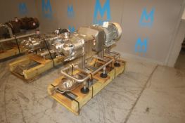 Waukesha Cherry Burrell 20 hp Positive Displacement Pump, M/N 220U2, S/N 369821-04, with Sterling