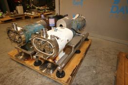 Alpha Laval 10 hp Positive Displacement Pump, Pump Type: SX5/082, S/N 870289, with Aprox. 2-1/2