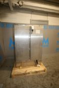 S/S Double Door Control Cabinet, Overall Dims.: Aprox. 48